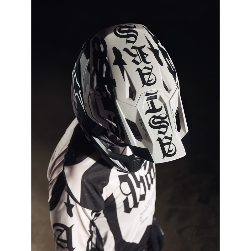 Alpinestars Supertech S-M7 Motocross-Helm in limitierter Auflage, Farbe: Wolf Dust, Sand-Schwarz