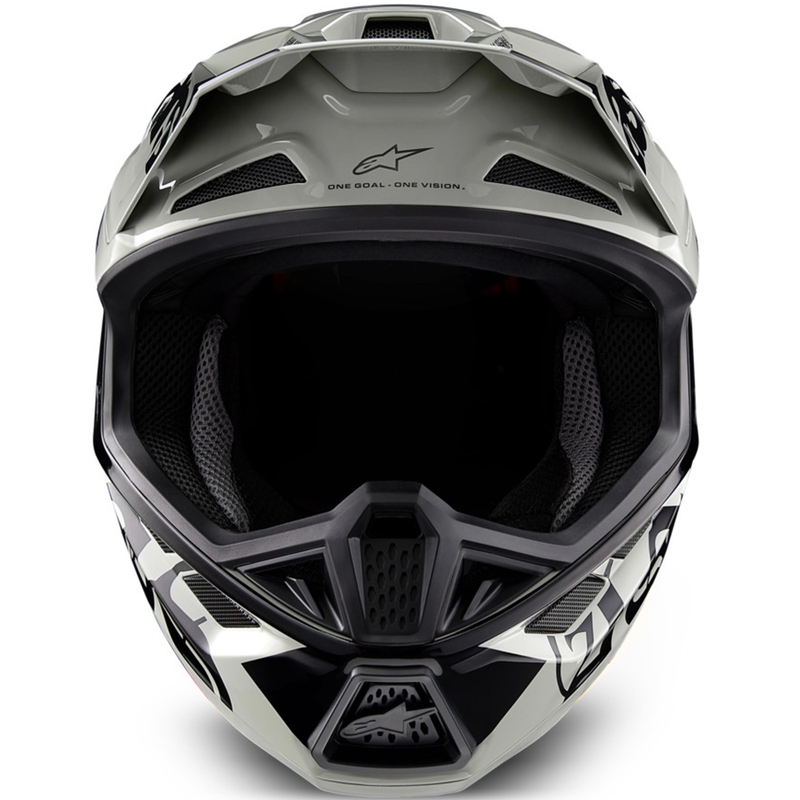 Alpinestars Supertech S-M7 Motocross-Helm in limitierter Auflage, Farbe: Wolf Dust, Sand-Schwarz