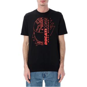 Ducati Corse Marc Marquez Grafik Helm T-Shirt schwarz