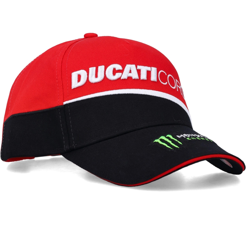 Ducati Corse Monster Diagonalkappe schwarz-rot