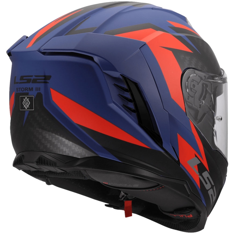 Integralhelm LS2 FF818 Storm III Dynamo blau-rot