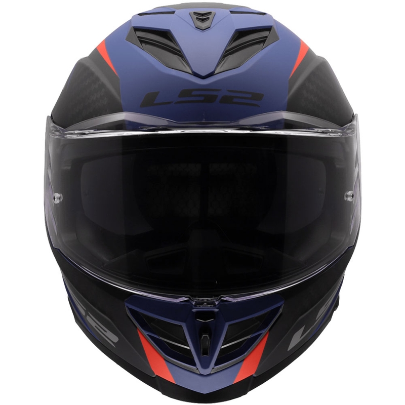 Integralhelm LS2 FF818 Storm III Dynamo blau-rot