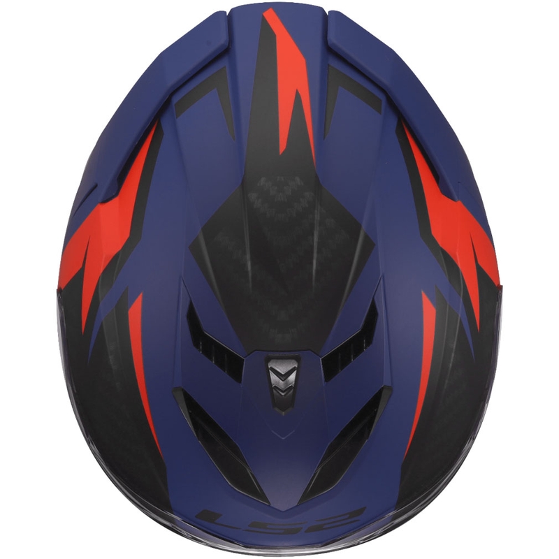Integralhelm LS2 FF818 Storm III Dynamo blau-rot