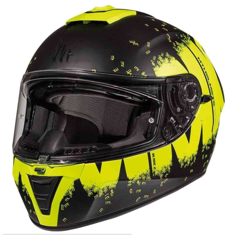 MT Blade 2 SV Oberon schwarz-fluo gelb integral Motorradhelm Ausverkauf