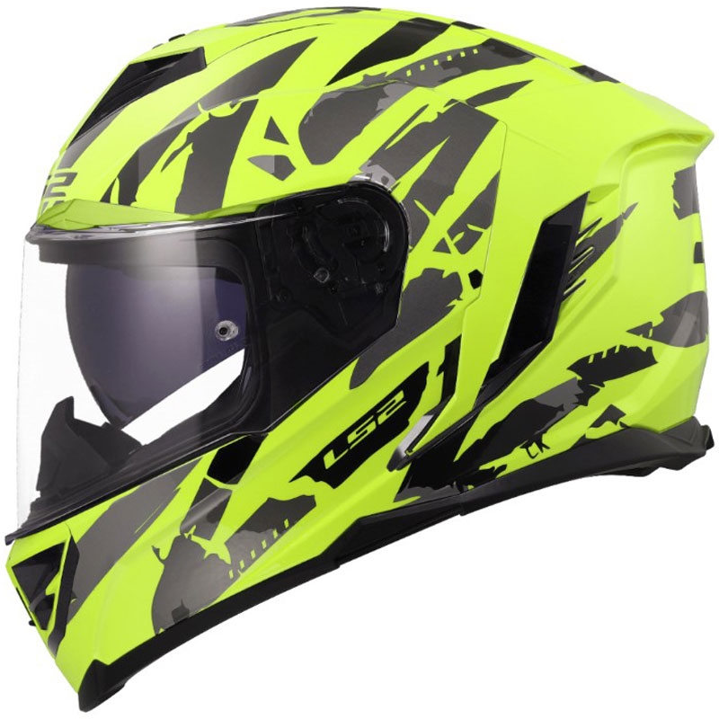 Integralhelm LS2 FF818 Storm III Kaos Gelb