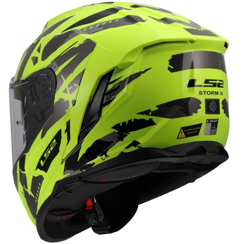 Integralhelm LS2 FF818 Storm III Kaos Gelb