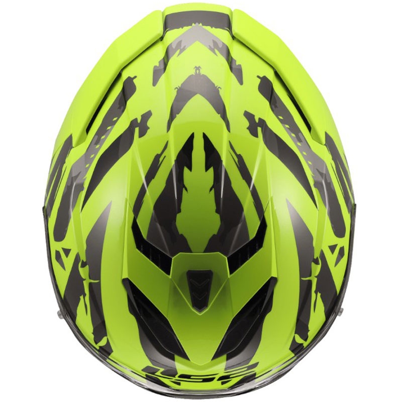 Integralhelm LS2 FF818 Storm III Kaos Gelb