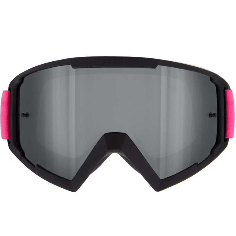 Red Bull Spect Whip Motocross-Brille, schwarz mit silbernen Gläsern