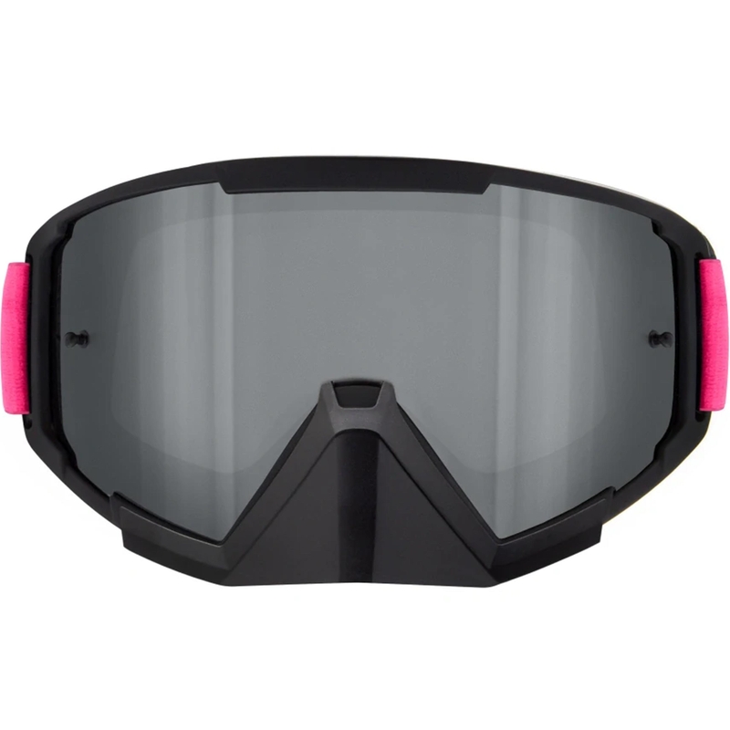 Red Bull Spect Whip Motocross-Brille, schwarz mit silbernen Gläsern