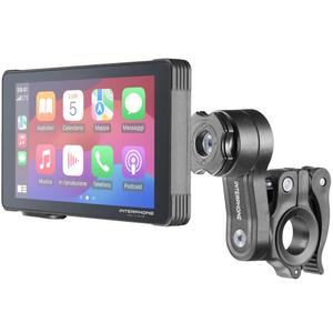 Interphone RideSync schwarz – Smartphone-Spiegelungsdisplay für Motorräder mit Schutzglas