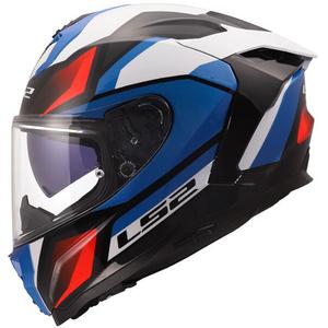 Integralhelm LS2 FF817 Challenger II Viper, glänzend weiß-blau-rot