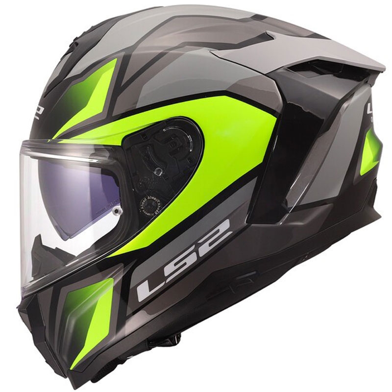 Integralhelm LS2 FF817 Challenger II Viper, glänzend grau-gelb