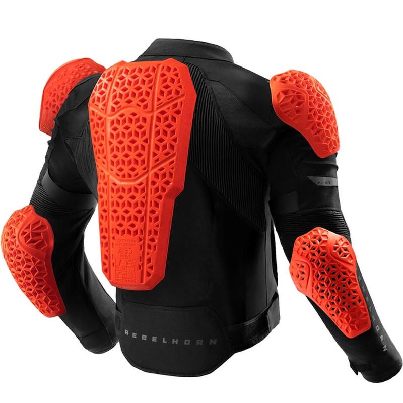 Rebelhorn Vandal 2 Air Motorradjacke schwarz-rot