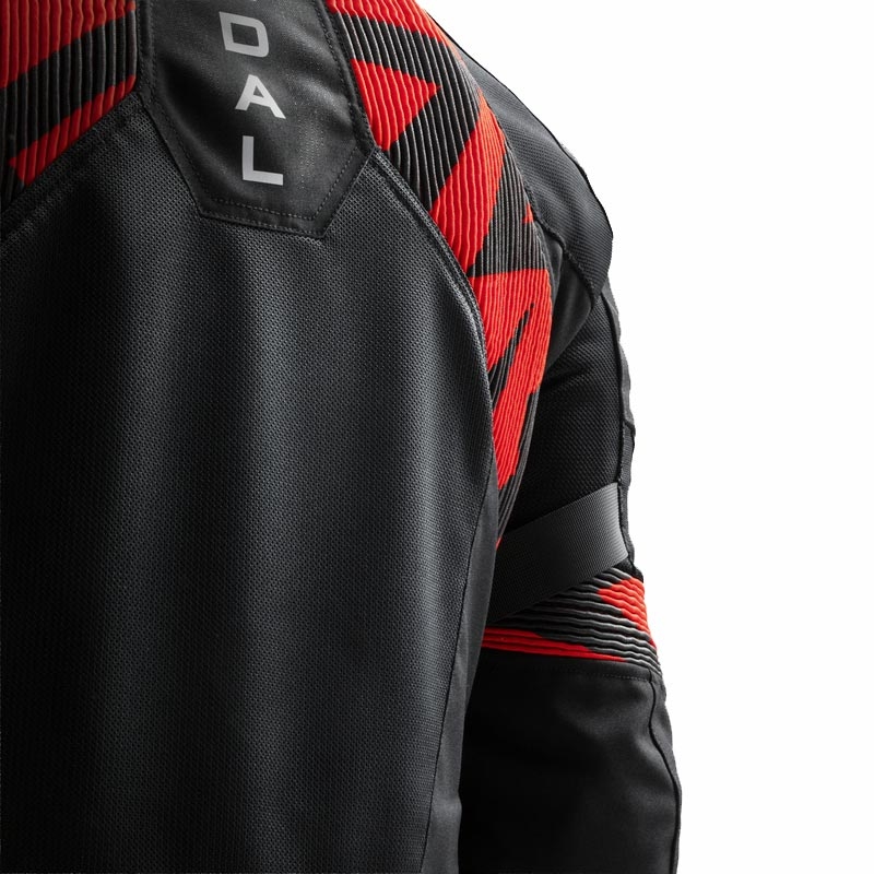 Rebelhorn Vandal 2 Air Motorradjacke schwarz-rot