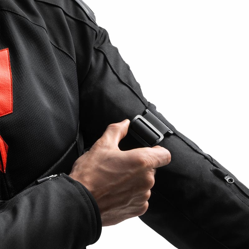 Rebelhorn Vandal 2 Air Motorradjacke schwarz-rot
