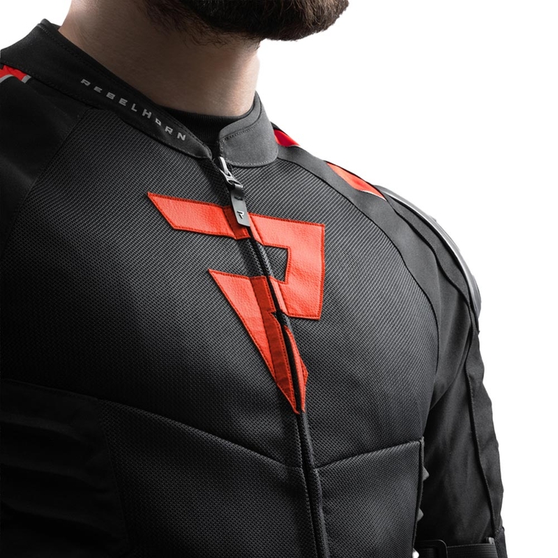 Rebelhorn Vandal 2 Air Motorradjacke schwarz-rot
