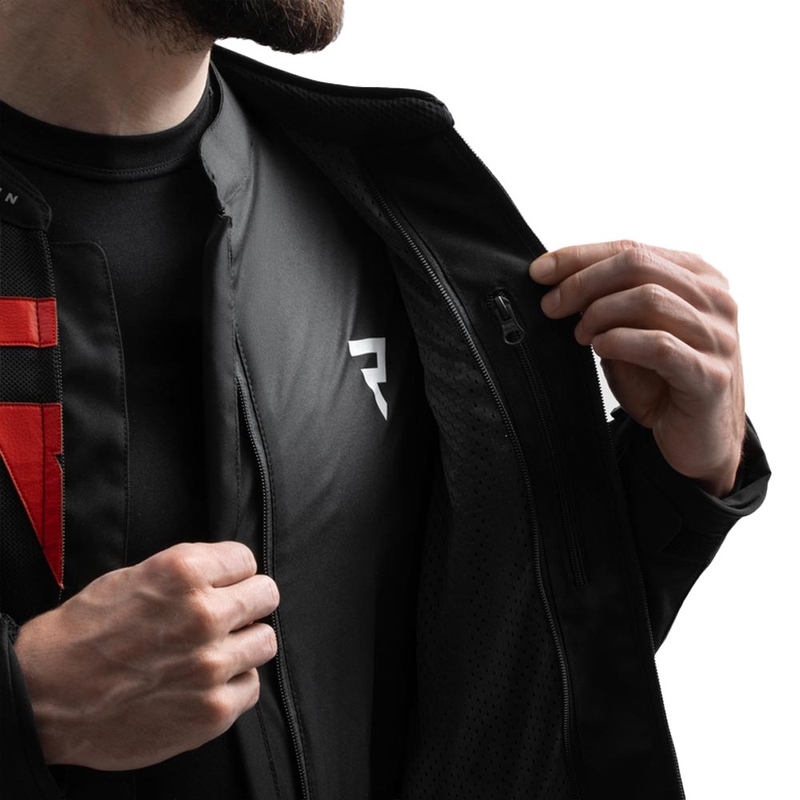 Rebelhorn Vandal 2 Air Motorradjacke schwarz-rot