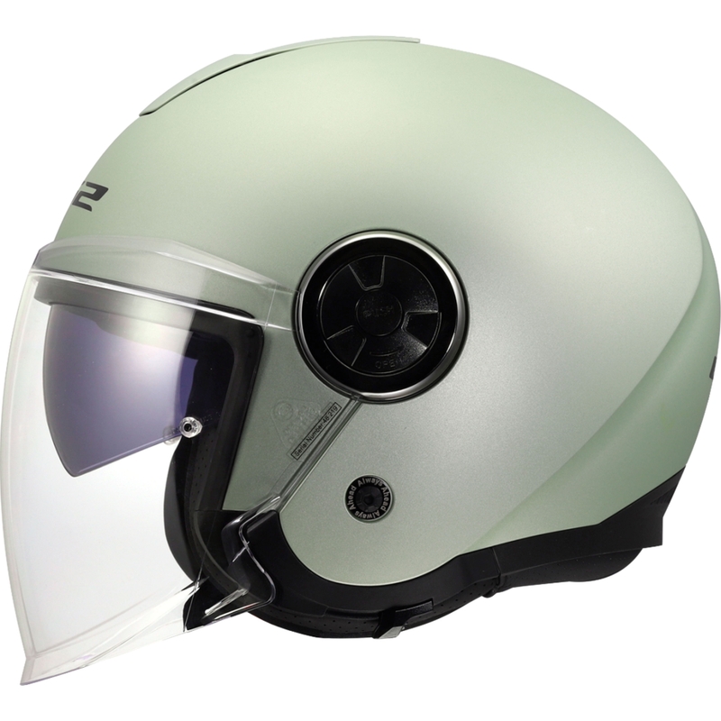 Offener Motorradhelm LS2 OF620 Classy Solid matt grau-komet