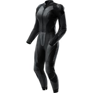 Zweiteiliger Damen-Motorradkombi aus Leder Rebelhorn Diva RS schwarz