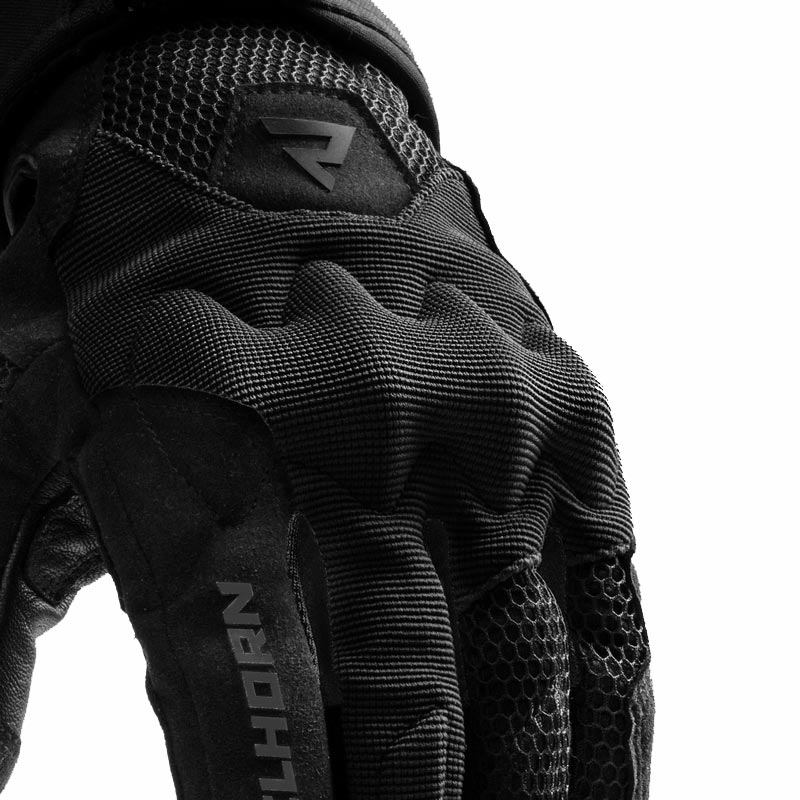 Rebelhorn Core Damen-Motorradhandschuhe schwarz