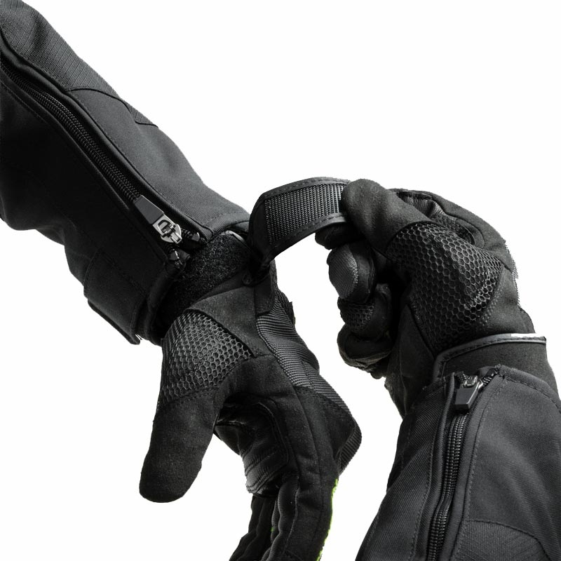 Rebelhorn Core Damen-Motorradhandschuhe, schwarz-grau-fluoreszierend gelb