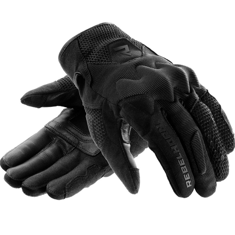 Rebelhorn Core Motorradhandschuhe schwarz