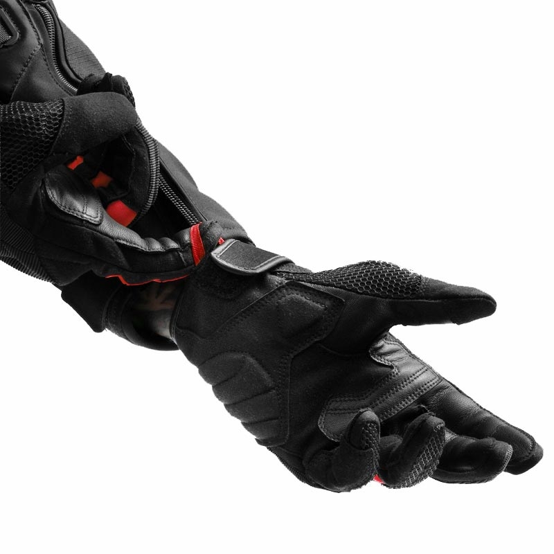 Rebelhorn Core Motorradhandschuhe schwarz-rot