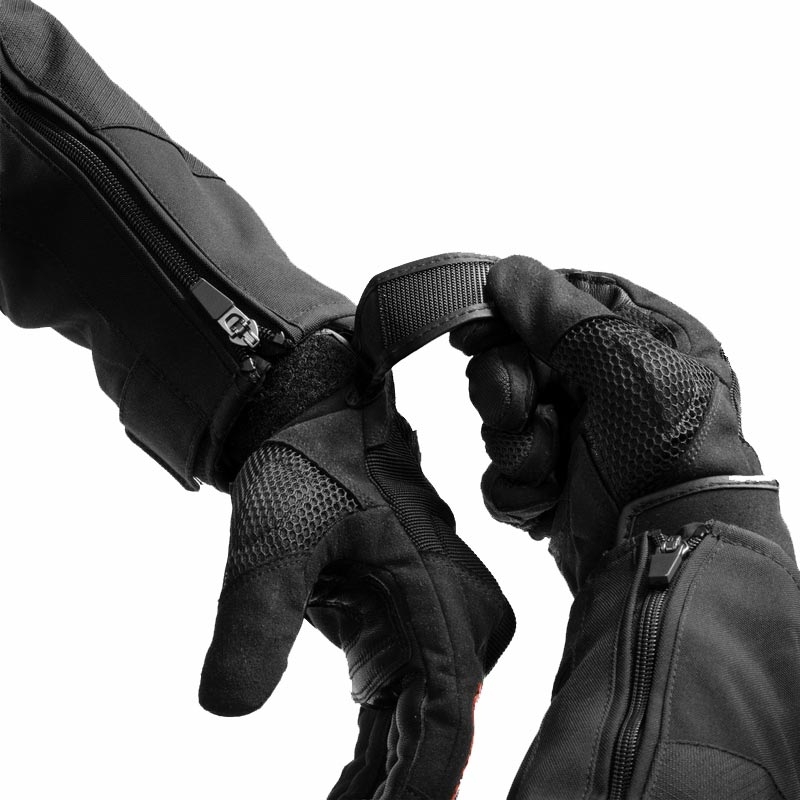 Rebelhorn Core Motorradhandschuhe schwarz-rot