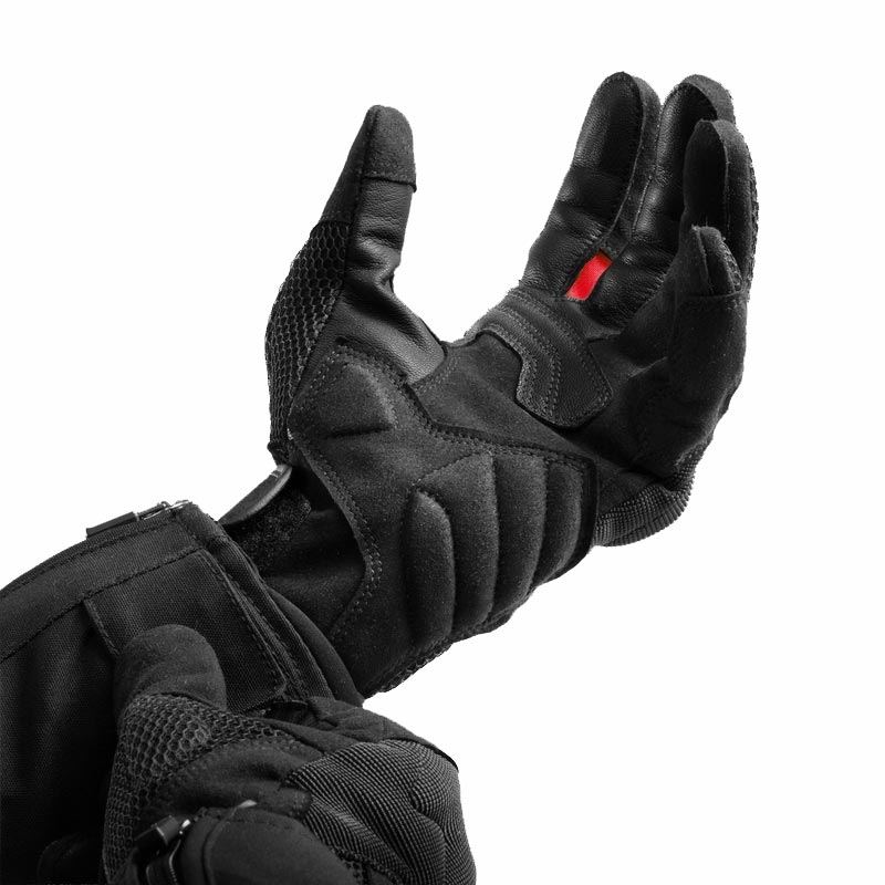 Rebelhorn Core Motorradhandschuhe schwarz-rot