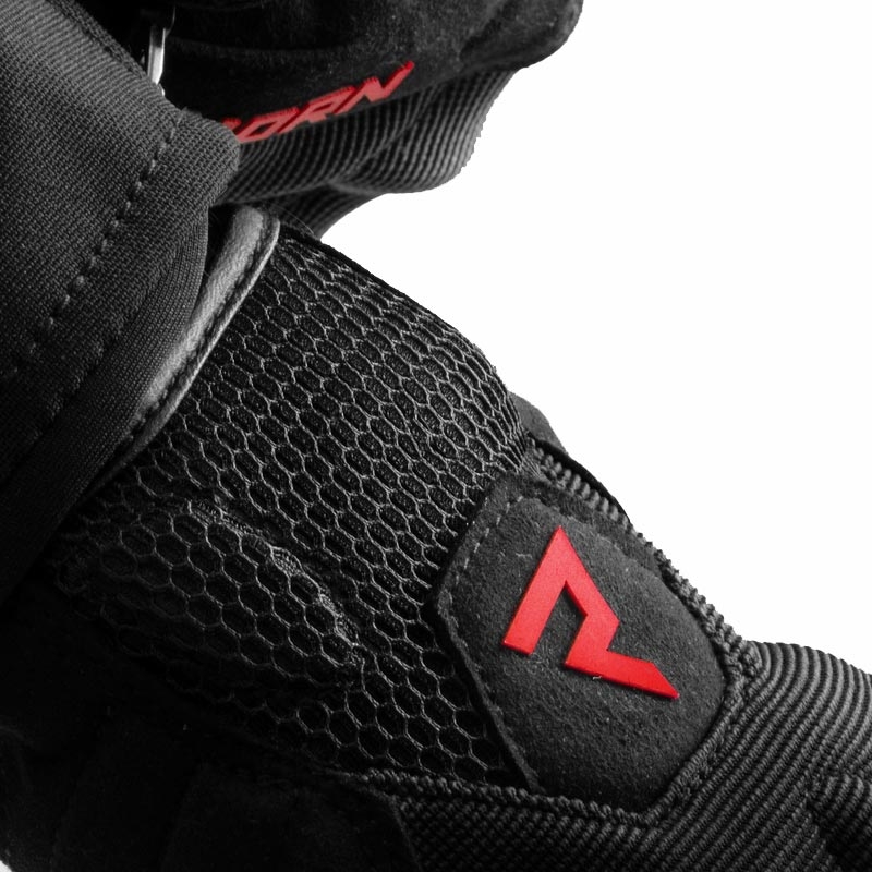 Rebelhorn Core Motorradhandschuhe schwarz-rot