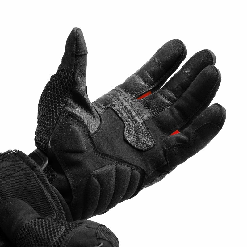 Rebelhorn Core Motorradhandschuhe schwarz-rot