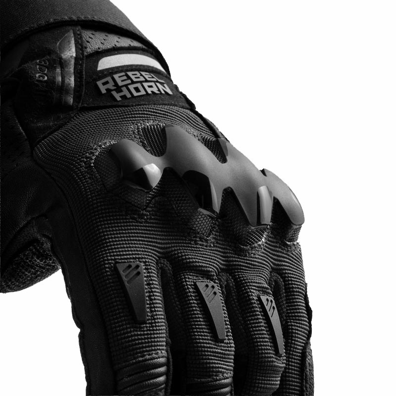 Rebelhorn Defender Motorradhandschuhe schwarz