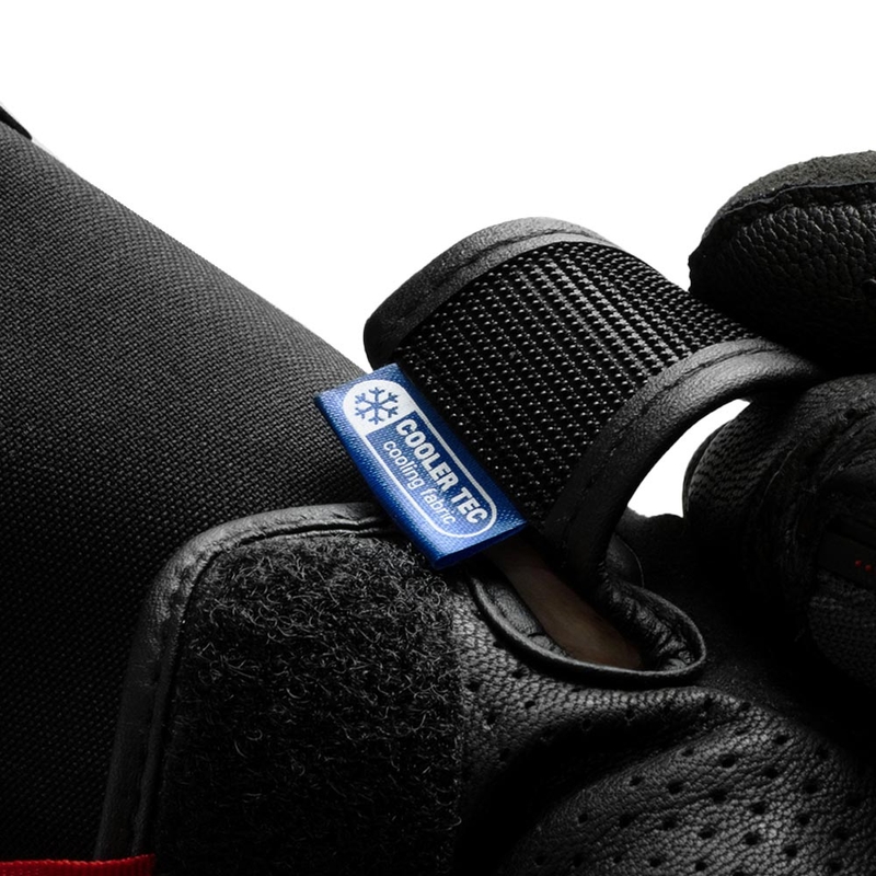 Rebelhorn Defender Motorradhandschuhe schwarz-rot