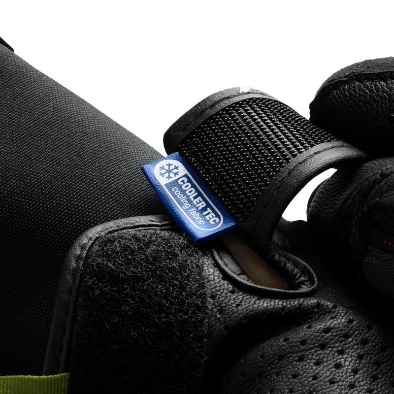 Rebelhorn Defender Motorradhandschuhe, schwarz-grau-fluoreszierend gelb