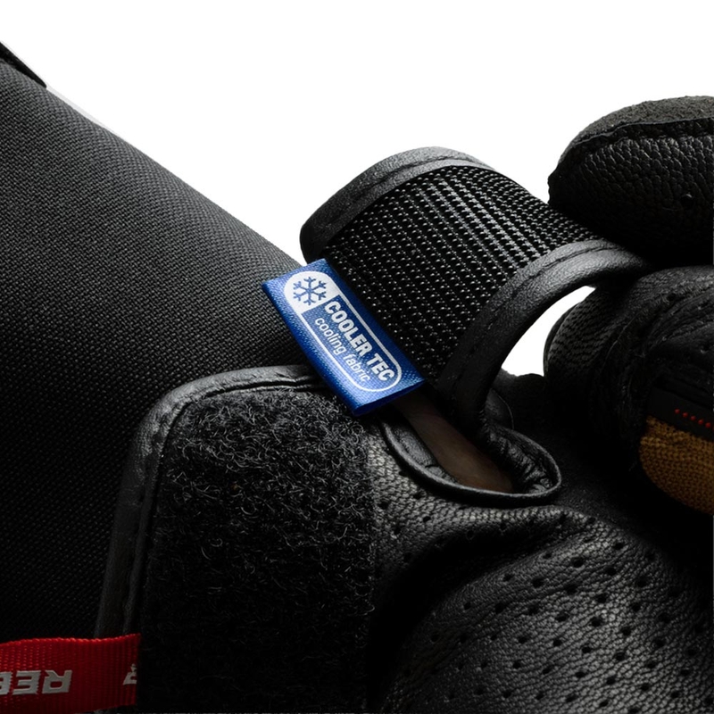 Rebelhorn Defender Motorradhandschuhe, sand-schwarz-rot