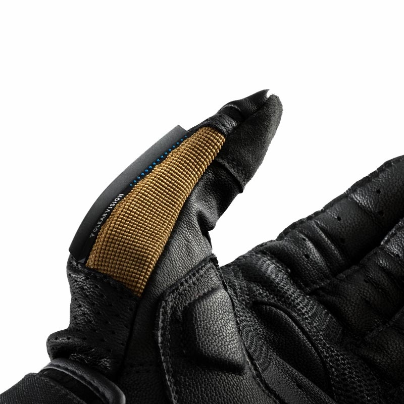 Rebelhorn Defender Motorradhandschuhe, sand-schwarz-rot