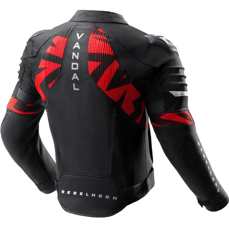 Rebelhorn Vandal 2 Motorradjacke schwarz-rot