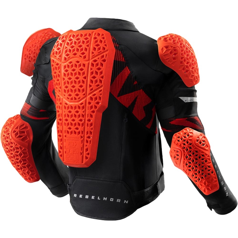 Rebelhorn Vandal 2 Motorradjacke schwarz-rot