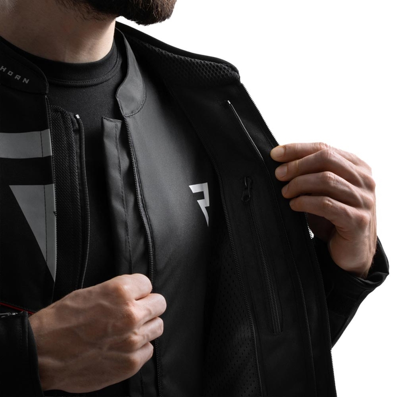 Rebelhorn Vandal 2 Motorradjacke schwarz-rot