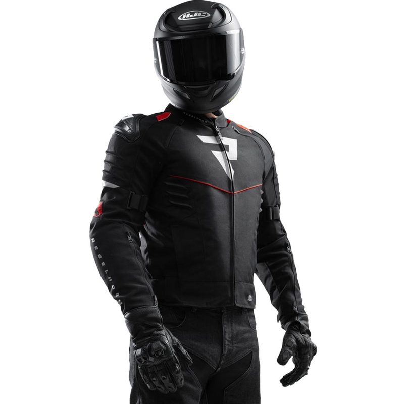 Rebelhorn Vandal 2 Motorradjacke schwarz-rot