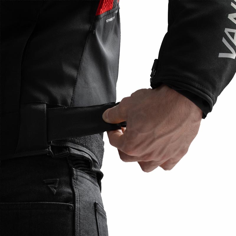 Rebelhorn Vandal 2 Motorradjacke schwarz-rot
