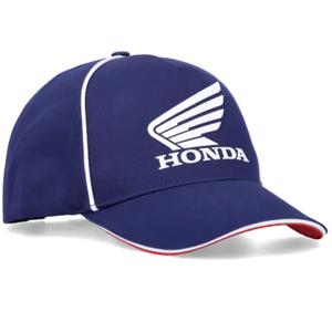 Honda Racing Baseballkappe Weißer Flügel Blau