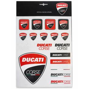Ducati Corse Aufkleber Großes Aufkleber-Set mehrfarbig