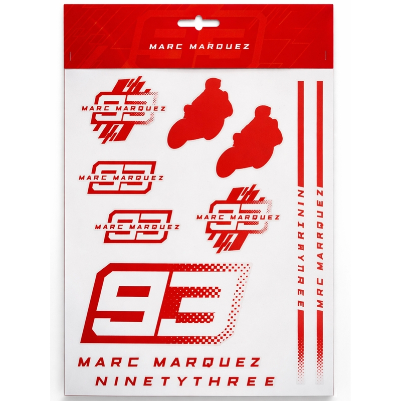 Ducati Marc Marquez Große Aufkleber MM93 rot