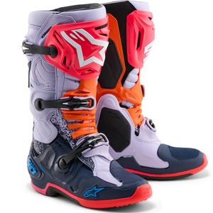 Alpinestars TECH 10 Limited Edition Records Motocross-Stiefel, schwarz
