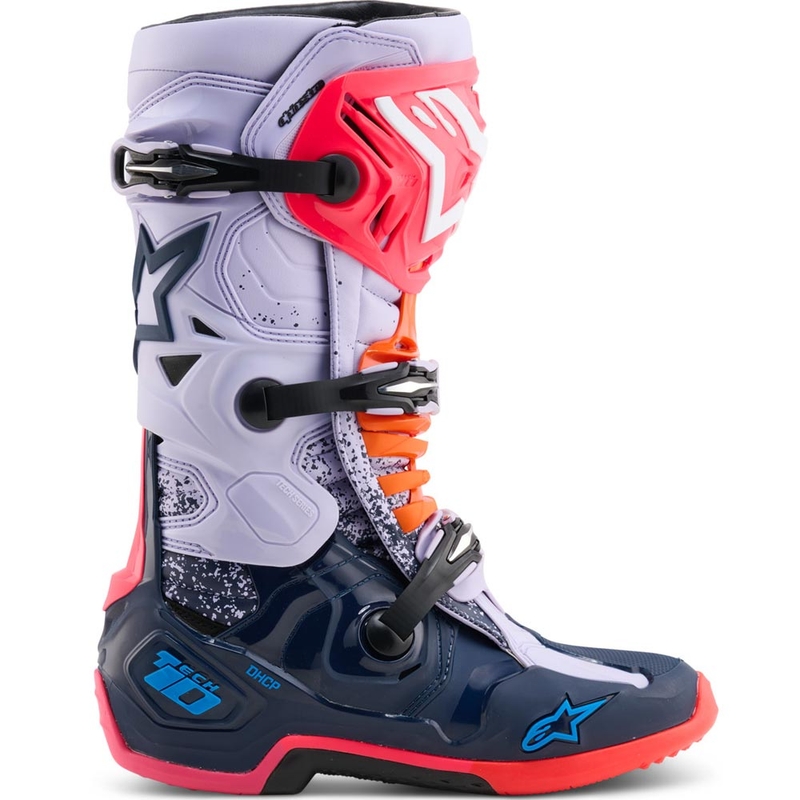 Alpinestars TECH 10 Limited Edition Records Motocross-Stiefel, schwarz