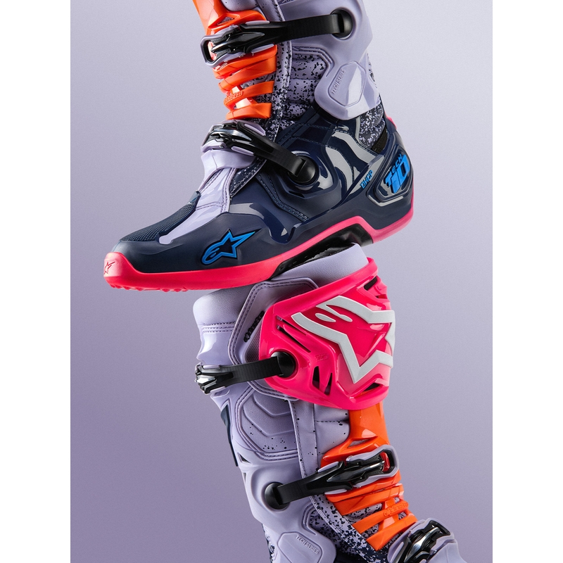 Alpinestars TECH 10 Limited Edition Records Motocross-Stiefel, schwarz