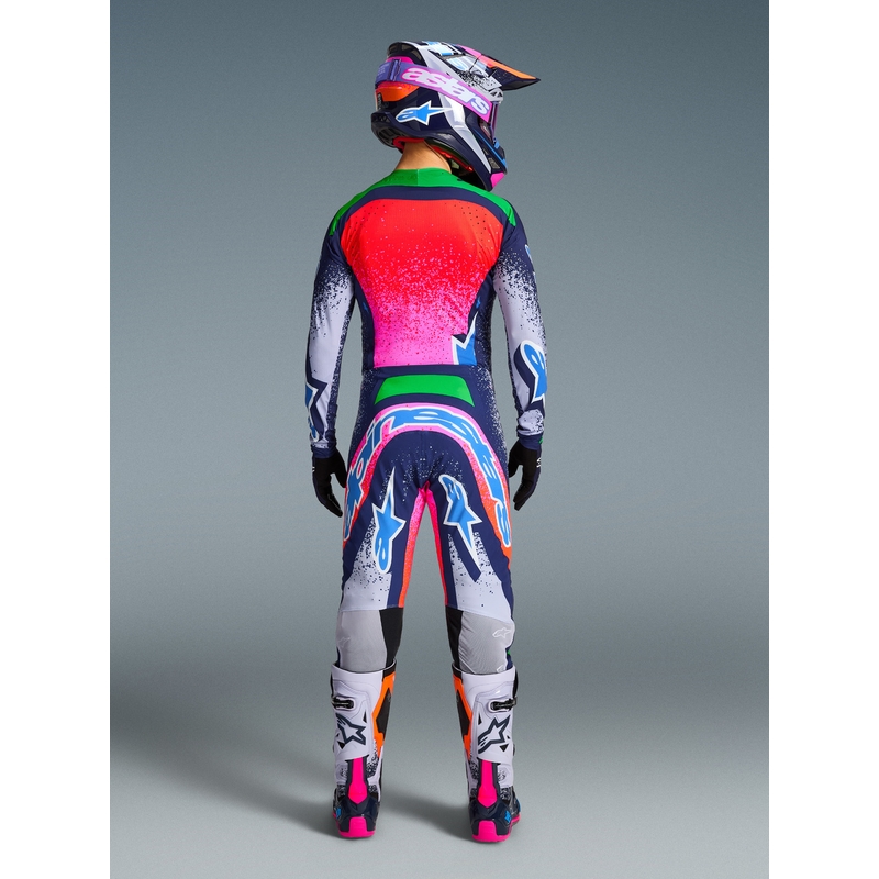 Alpinestars Supertech Limited Edition Records Motocross-Trikot – Grau
