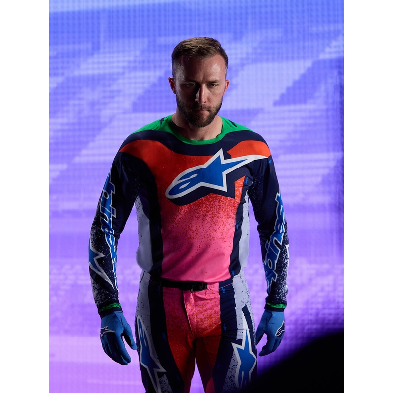 Alpinestars Supertech Limited Edition Records Motocross-Hose Grau