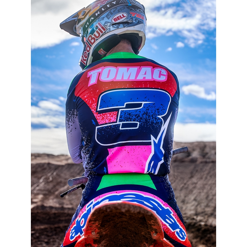 Alpinestars Supertech Limited Edition Records Motocross-Hose Grau